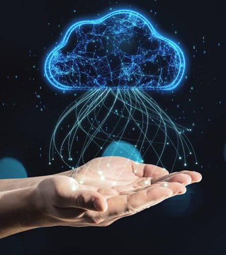 cloud services in human hands